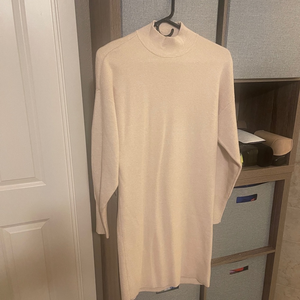 Abercrombie & Fitch mock turtle neck sweater dress. Long sleeve, size XS tall.